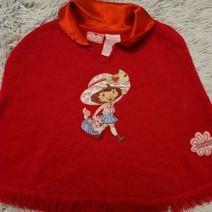 Strawberry Shortcake Poncho girls size small
